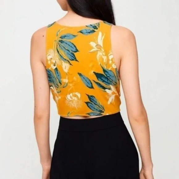 Aritzia Babaton Jeronimo Tie Front Tank - Picture 4 of 10